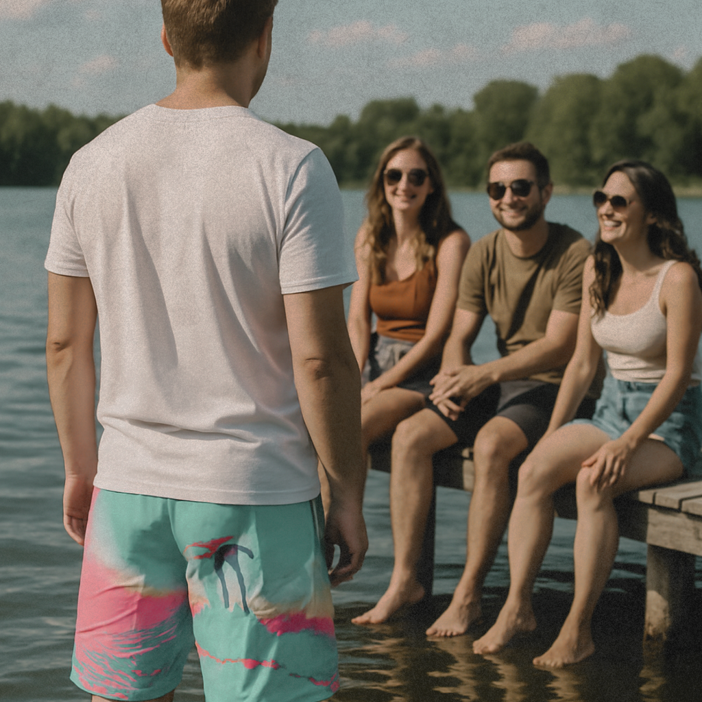 Sunset One Athletic Shorts