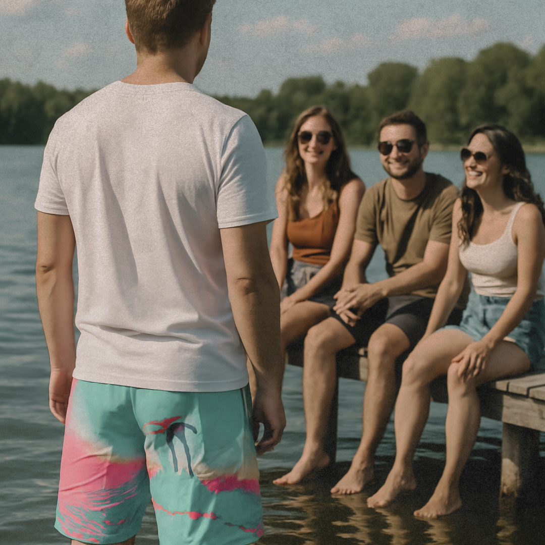 Sunset One Athletic Shorts