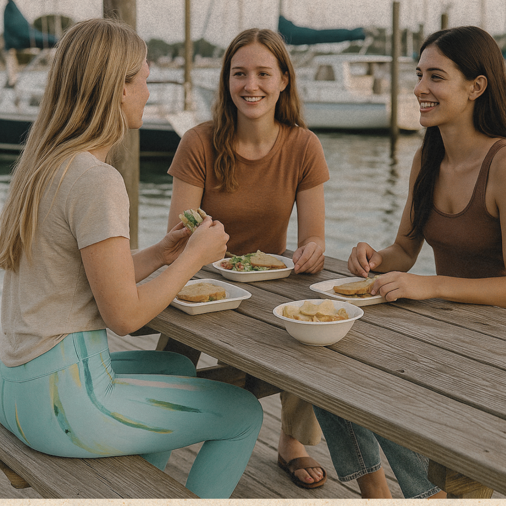 Yoga Leggings Dredge Blue