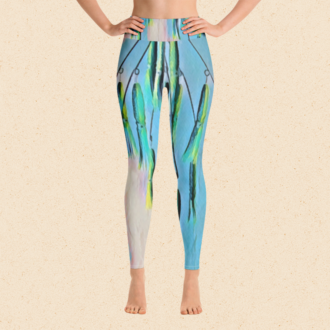 Yoga Leggings Dredge Blue