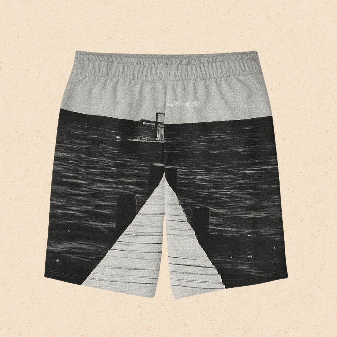 All-Over Print Men's Athletic Long Shorts