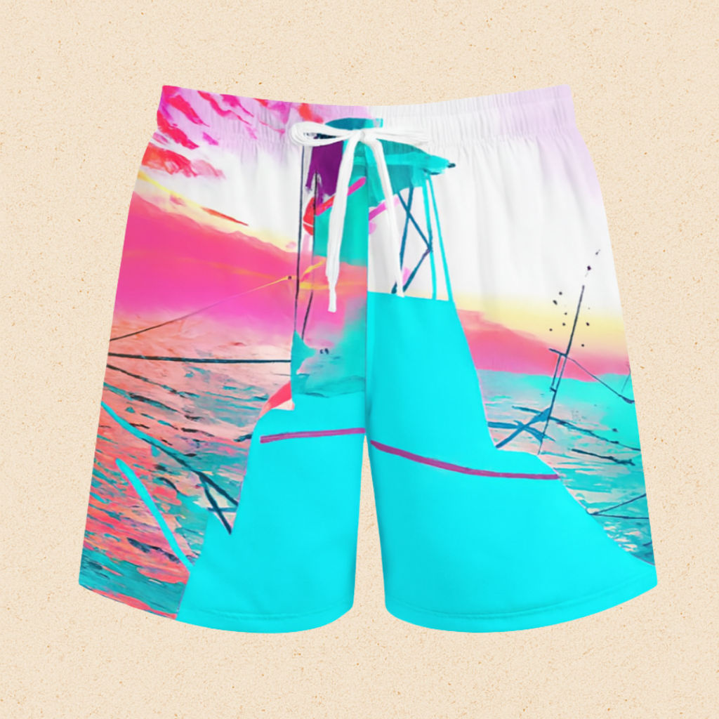 Sunset One Athletic Shorts