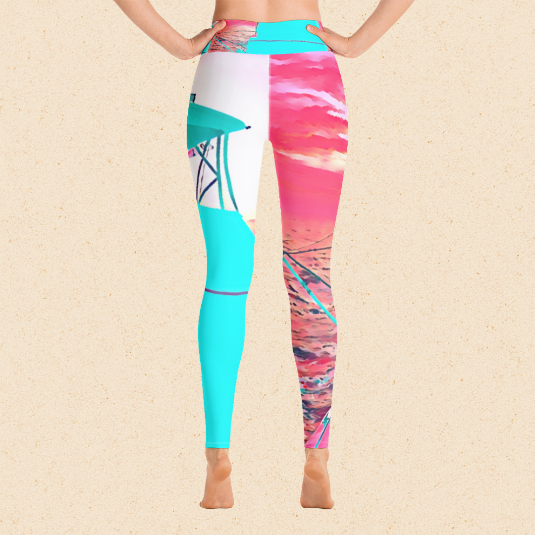 Sunset1 yoga leggings