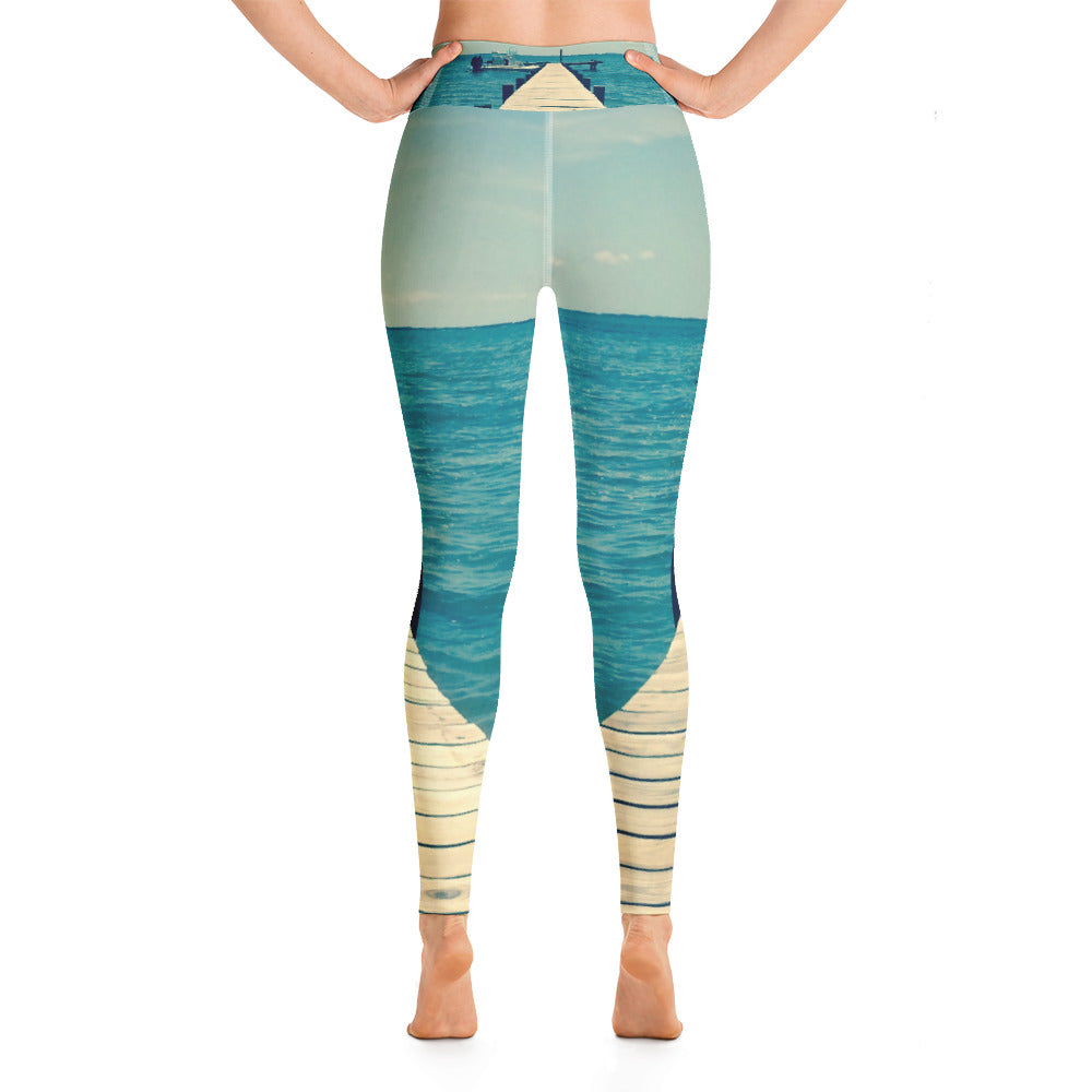 Pier One Yoga Leggings - Bullzeye Ocean Apparel