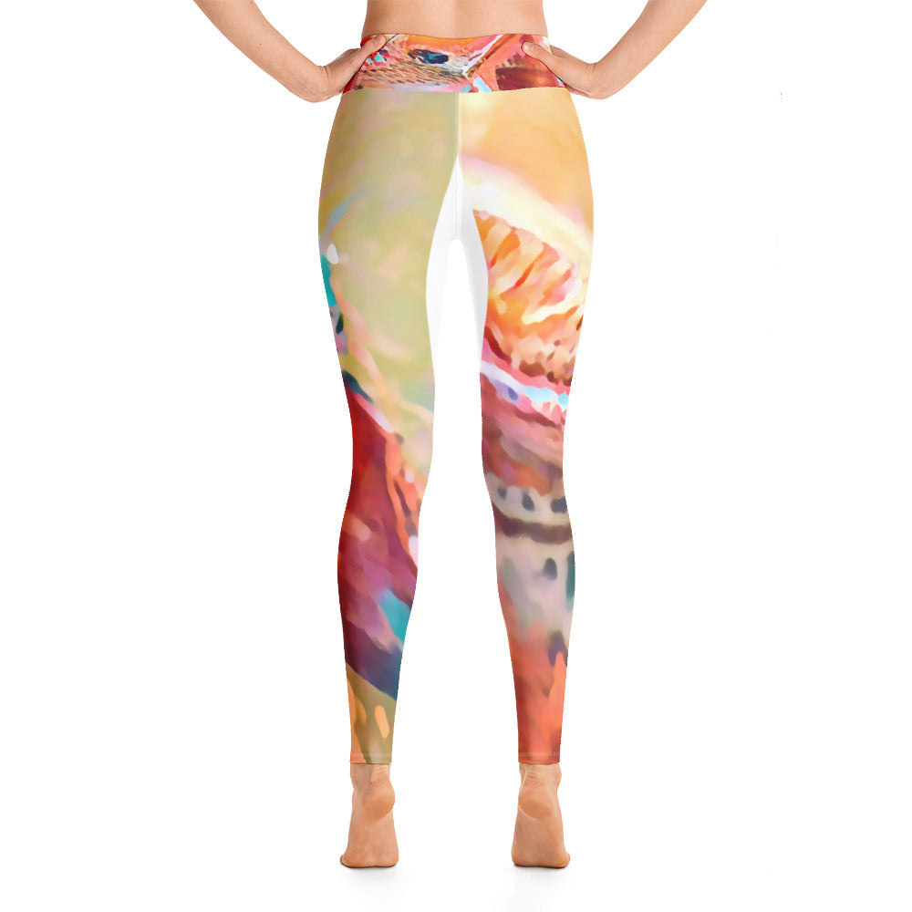 Yoga Leggings Redfish - Bullzeye Ocean Apparel