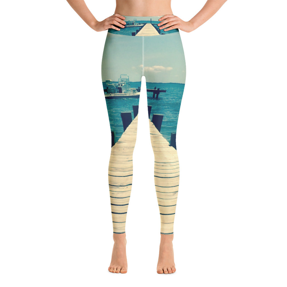 Pier One Yoga Leggings - Bullzeye Ocean Apparel