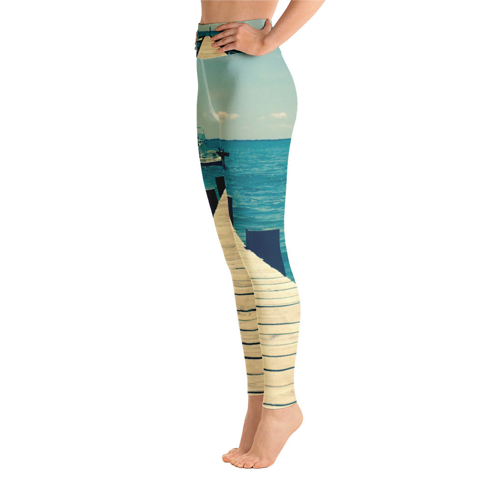 Pier One Yoga Leggings - Bullzeye Ocean Apparel