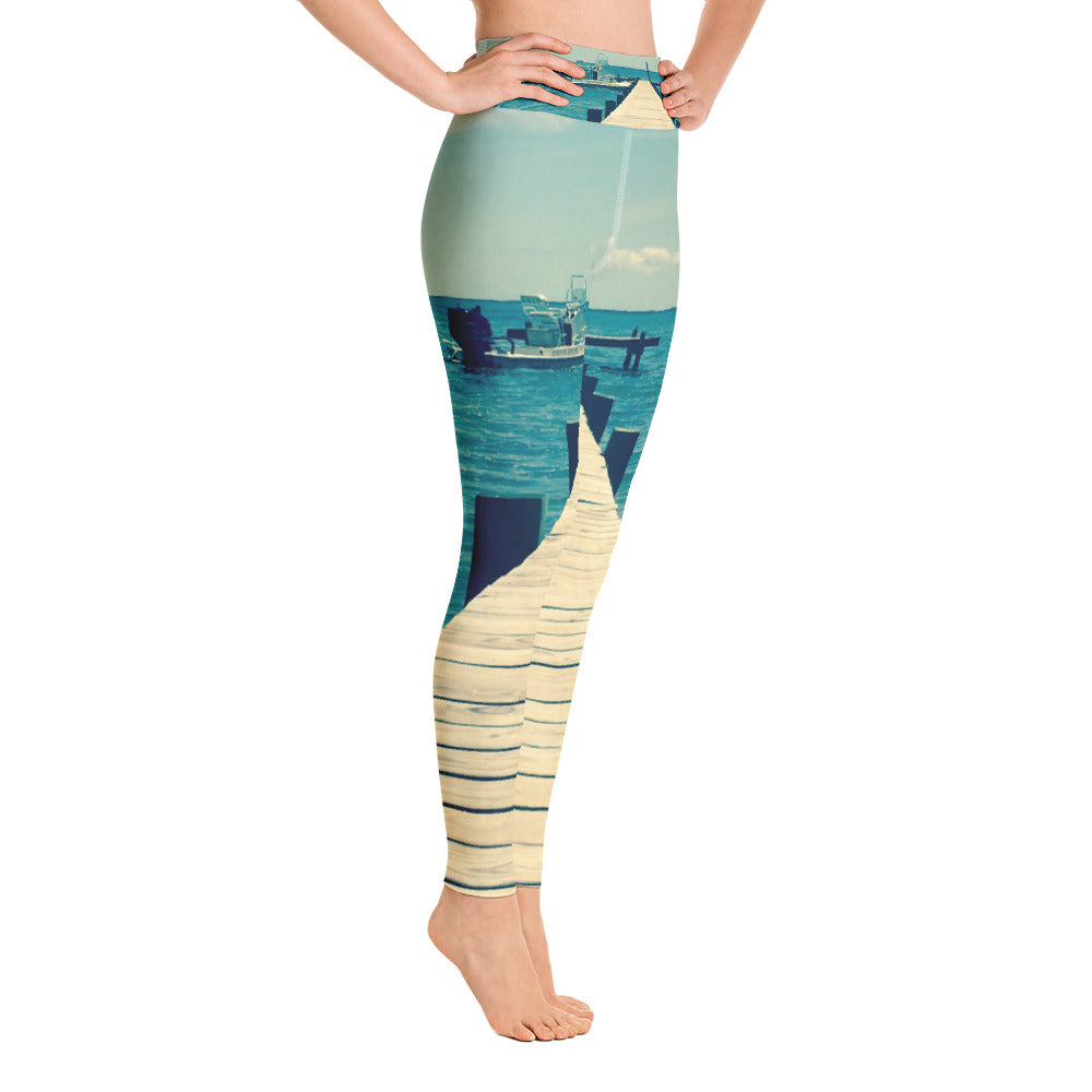 Pier One Yoga Leggings - Bullzeye Ocean Apparel