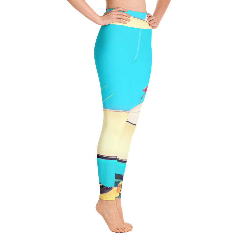 House of Boats yoga leggings - Bullzeye Ocean Apparel